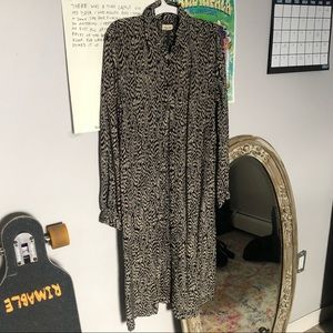 Silence + Noise Button Down Dress